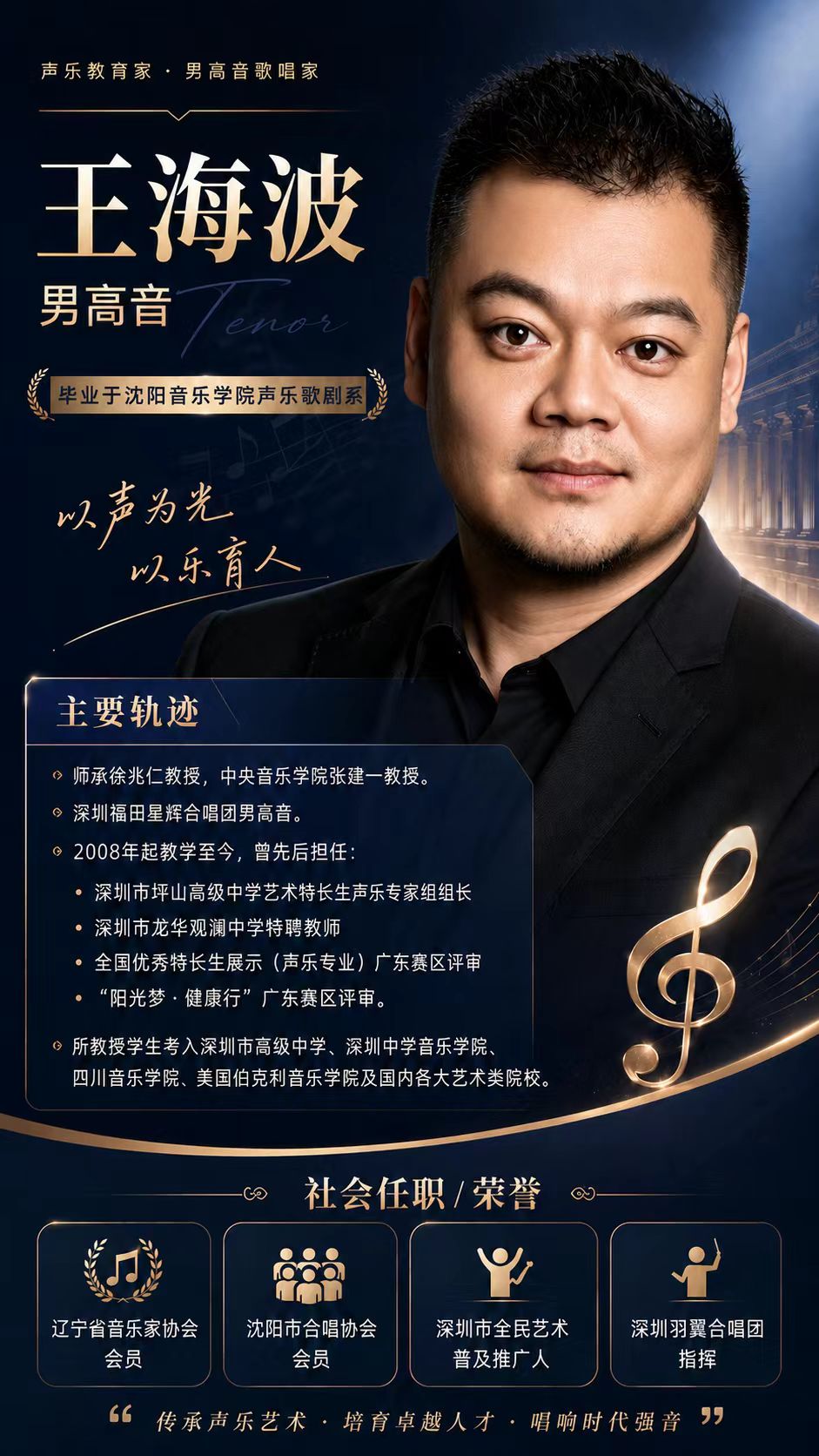 羽翼合唱团指挥王海波老师介绍